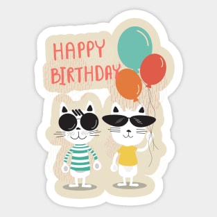 Happy Birthday Sticker